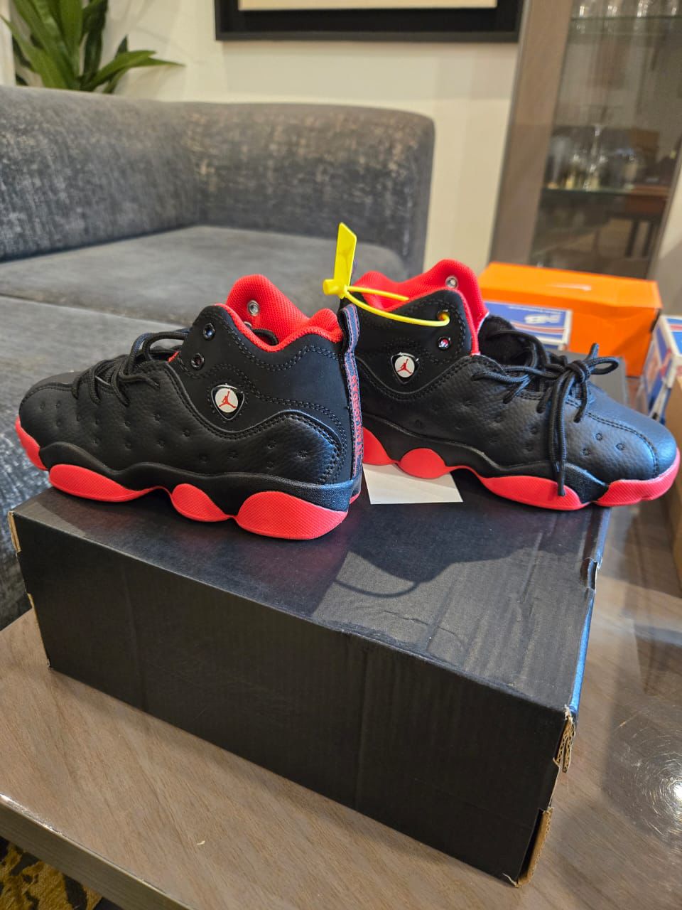 Basket Jordan Enfant Rouge Noir